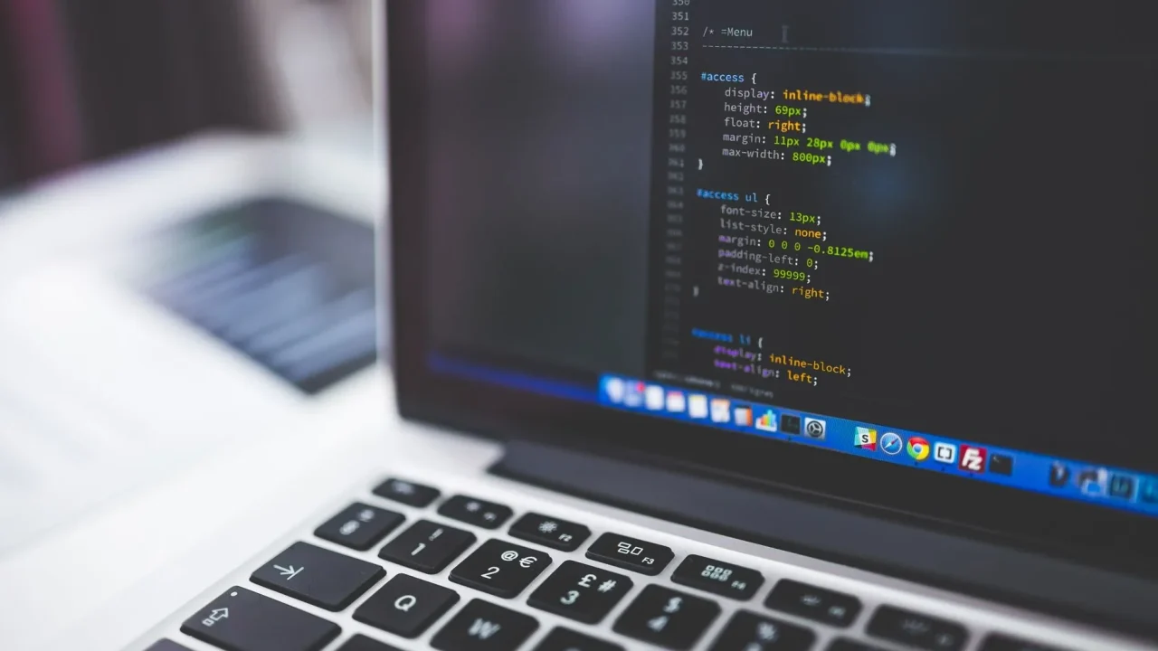 Website Design Laptop Screen