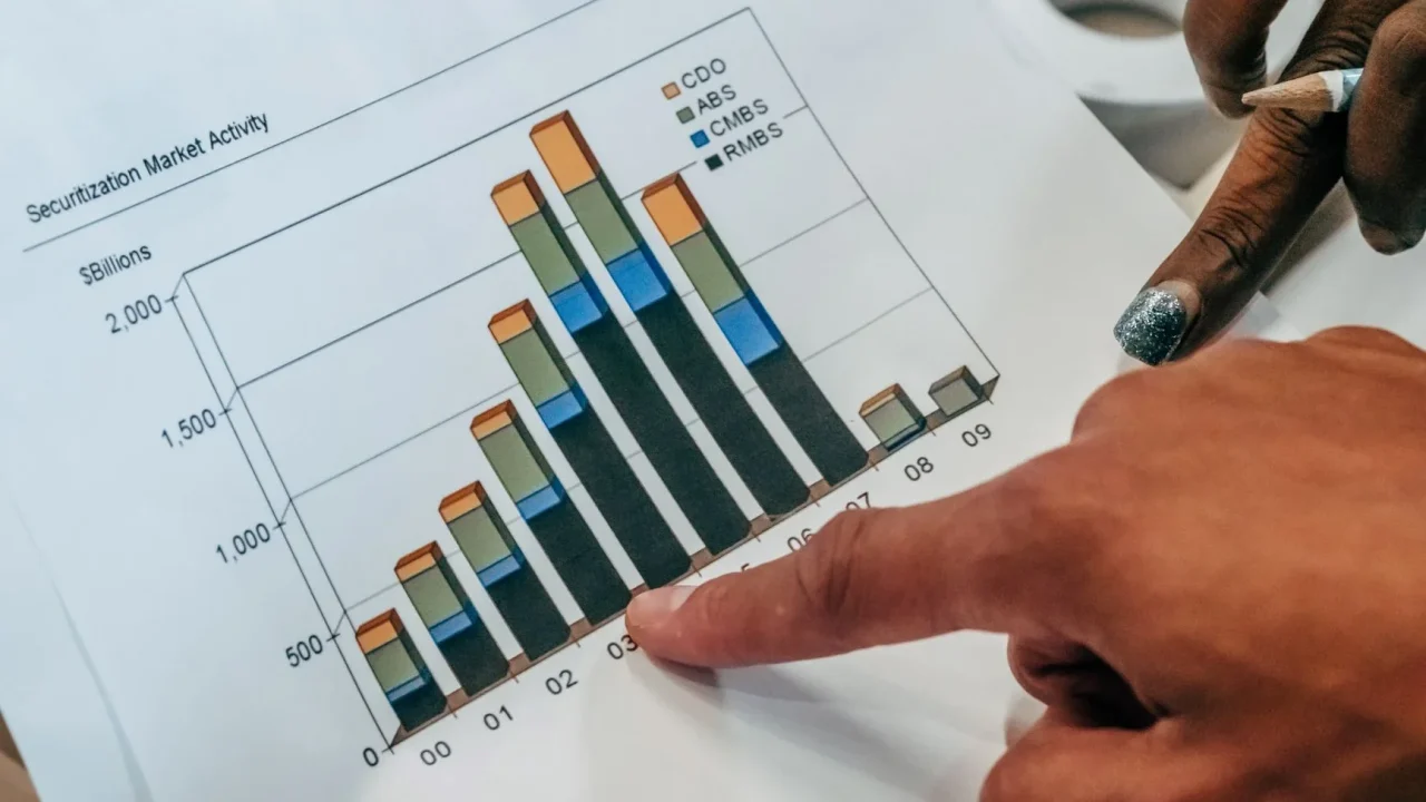 Business Growth City Skyline Data Analysis