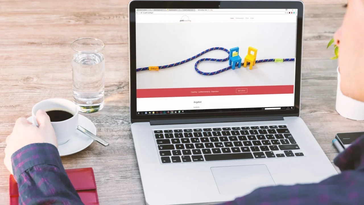 Business Website Laptop