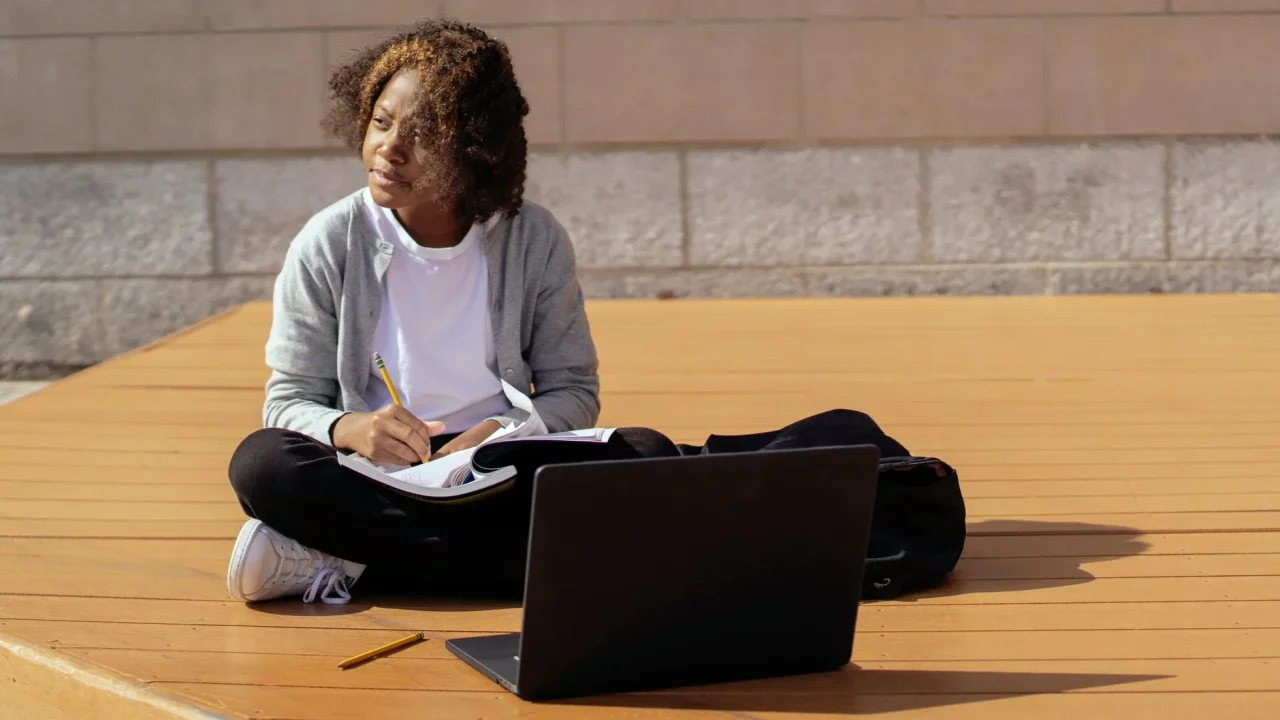 School Website Student Laptop